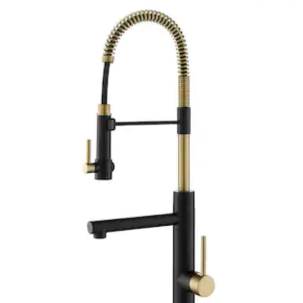 Kraus Spot Free Single Handle Pre-rinse Kitchen Faucet with Sprayer Function